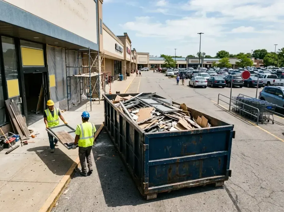 retail-store-renovation-debris-003 — frequently asked questions, Roll-off Dumpster Rentals in Land O' Lakes, FL